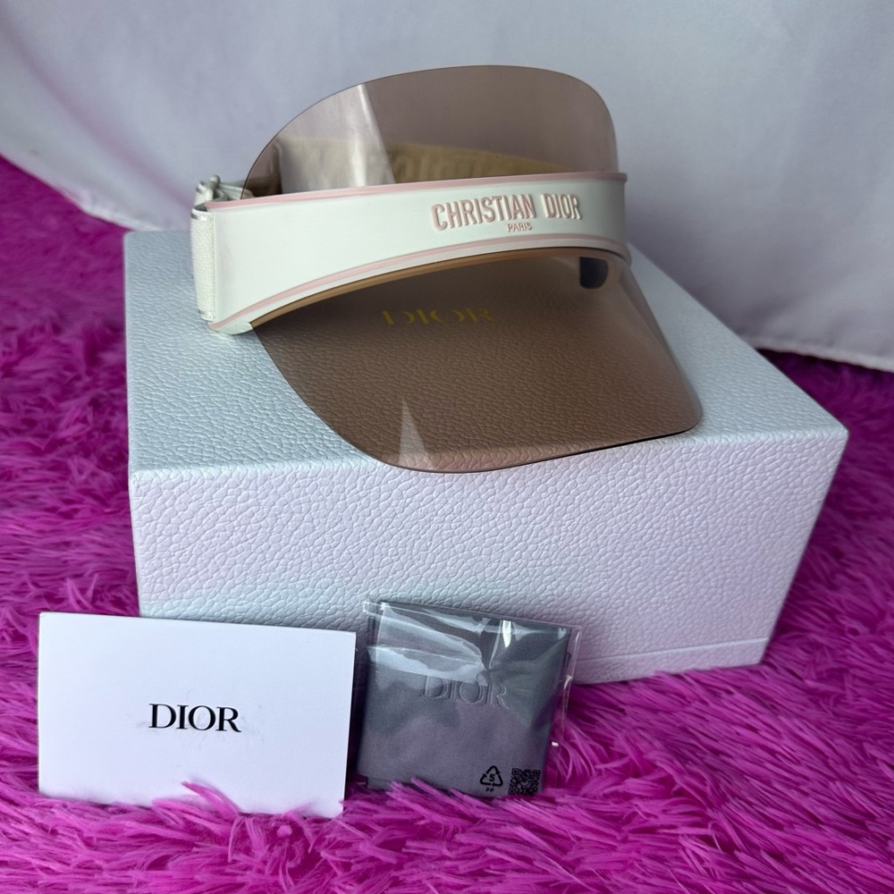 Pink Dior Visor